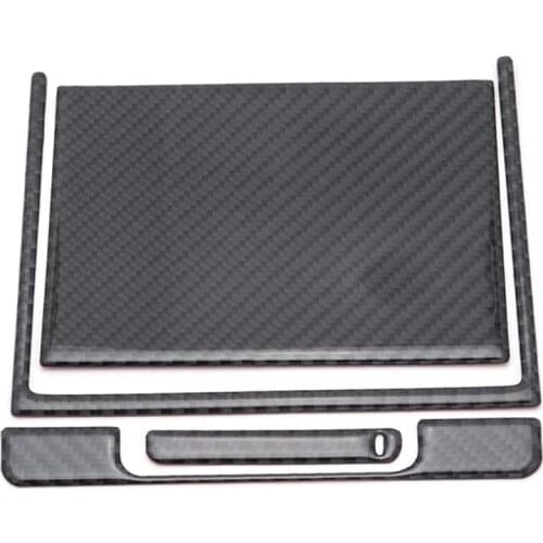 For Toyota Camry 2018 2019 2020 Carbon Fiber Interior Center Console Storage Box Panel Cover Trim Decals Stickers Kit