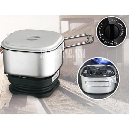 110V / 220V dual voltage mini travel pot 1.3L portable electric cup student dormitory cooking noodles pot hot pot 350W