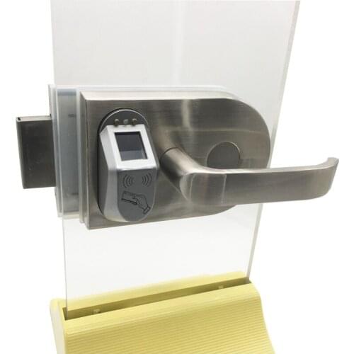Glass Wooden Door Lock 125Khz ID Card Locker Electric Anti Theft Security Safe Biometric Smart Fingerprint Door Lock