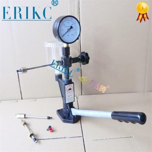 ERIKC Fuel Injector Nozzle Pressure Adjust Tester and S60h High Precision Test System Injector Common Rail Tester