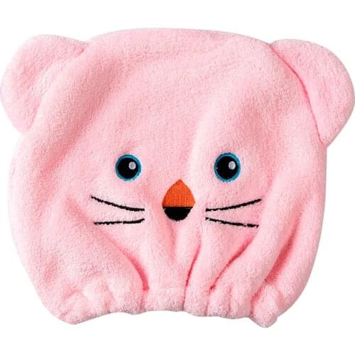 Dry Hair Hat Microfiber Hair Turban Womens Girls Ladys Quickly Dry Hair Hat Wrapped Towel Cap Head Wrap Bathing Tools 20JAN19