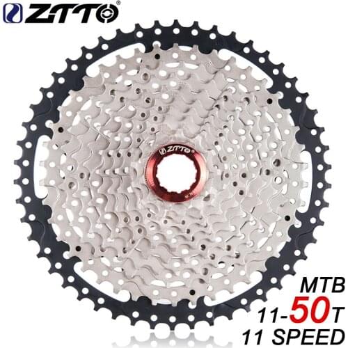 Cassette 11 Velocidade 11s 11v Speed 11-50t Freewheel Black Silver Flywheel Wide Ratio 11 50 durability for MTB Mountain Bicycle