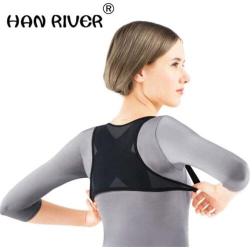 Ms kyphosis correction with summer JiaoZi belt in his back Male and female students contact ultra-thin adult