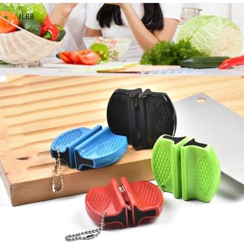 Mini Ceramic Rod Knife Sharpener Two-stage Tungsten Portable Butterfly Type Whetstone Sharpener Sharpening Knives Stone