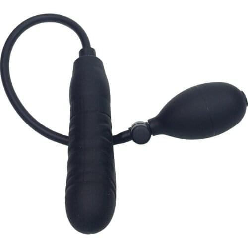 Soft Black Pump Inflatable Dildo Sex Toy For Women Gay Realistic Masturbation Vaginal Massager Sex Product Artificial Penis