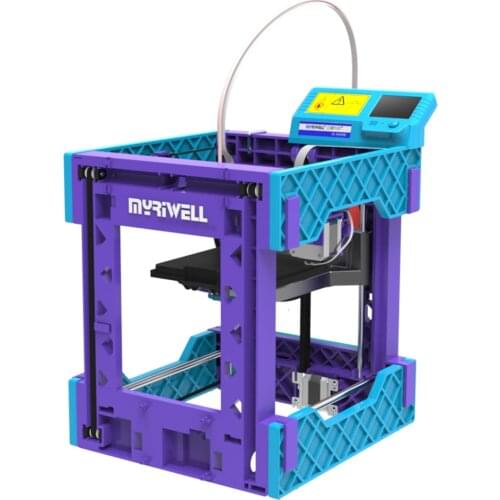Myriwell mini 3D printer PLA 1.75mm FDM STL printing size 125x125x130mm 3d printer RLD-200C