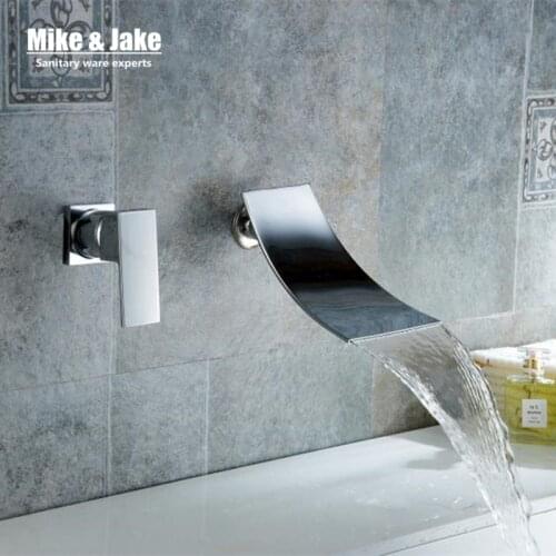 Wall Faucet basin crane single handle bathroom waterfall faucet bathroom faucet torneira faucet water tap brass mixers MJ-9863