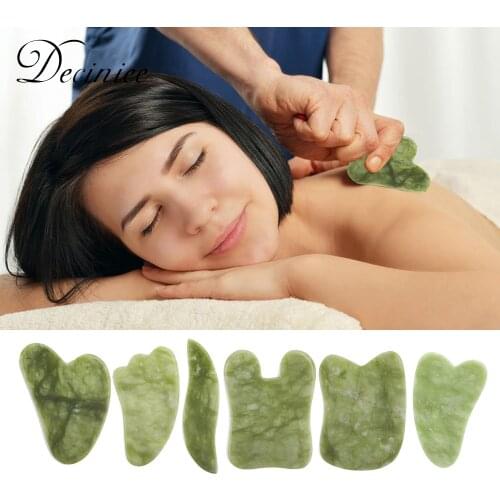 Natural Xiuyu Gua Sha Board Guasha Scraping Massage for SPA Salon Acupuncture Skin Facial Care Treatment Therapy Trigger Point