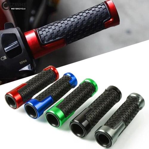 New Motocross Handle Bar Aluminium Non-Slip Rubber Handle Bar Grips For Honda CBR600 F2 F3 F4 F4i CBR 600F CRF 1000L AFRICA TWIN