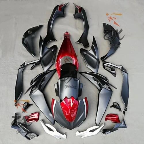 Fairing kit for KWASWAKI Z1000 2014 2015 2016 ABS Fairings compression no injection black sliver and red