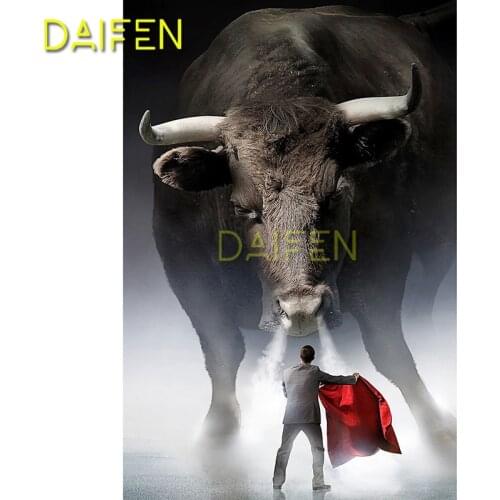 Full Round Diamond painting Cross stitch 5D DIY Diamond embroidery Bullfighting Full Square Diamond mosaic Bullfighting