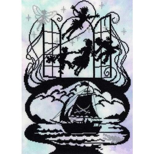 Birds and Peach Blossoms and Birds Counted Cross Stitch Kit Cross stitch RS cotton with cross stitch Peter Pan