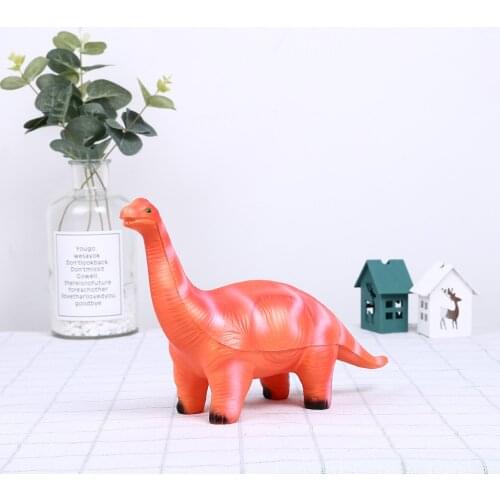 Zoo World Realistic Dinosaur Figure Slow Rising Collection Stress Reliever Toy Squishy Toy Kawaii Squeeze Toys For Baby Kids