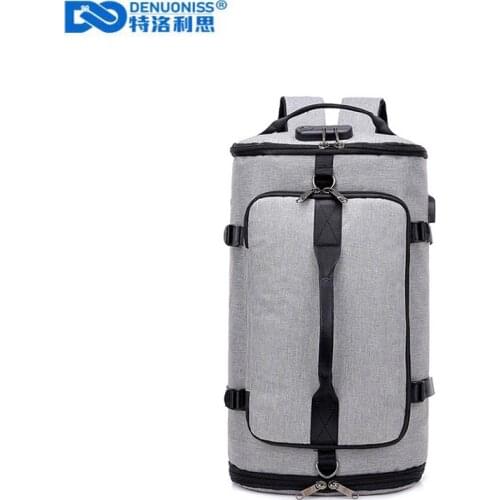 Travel Backpack for Men Suit Storage Large Capacity Travel Hand Bag Multifunction Waterproof Trip Mochila with Shoe Pocket