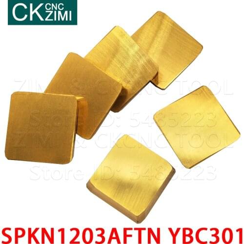 SPKN1203AFTN YBC301 SPKN 1203 AFTN YBC301 Carbide Inserts milling insert tools CNC Face milling Cutting Indexable Tool for steel