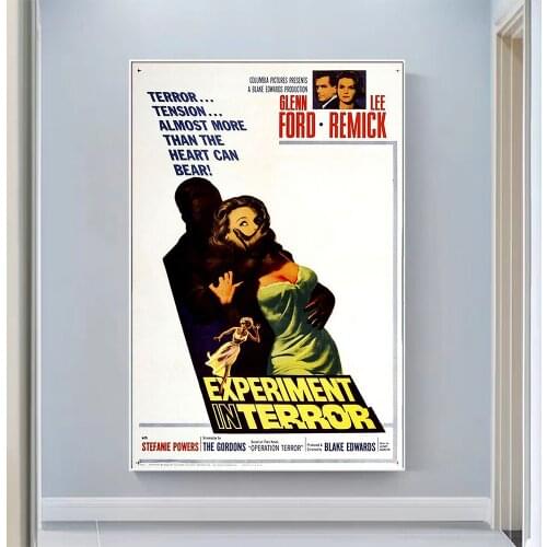 V0930 Experiment in Terror Vintage Classic Movie Wall Silk Cloth HD Poster Art Home Decoration Gift
