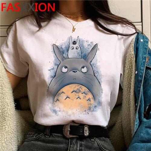 Totoro Studio Ghibli tshirt clothes women grunge streetwear vintage harajuku kawaii harajuku t-shirt clothes couple clothes