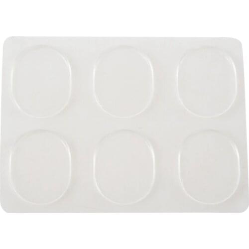 6pcs/set Snare Drum Mute Pad Drum Damper Gel Pads Snare Tom Drum Muffler Mute Transparent Percussion Instrument Accessories