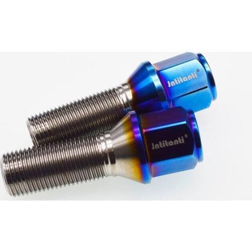 Automotive titanium alloy wheel bolts M14*1.25*33 for New BMW