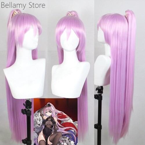 Azur Lane Scharnhorst Heat Resistant Cosplay Costume hairwear Wig+Wig Cap
