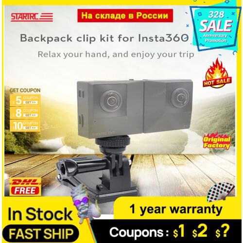 Insta360 ONE X EVO Action Camera Expand Accessories Backpack Clip Kit For Insta 360 One X & EVO 360 camera