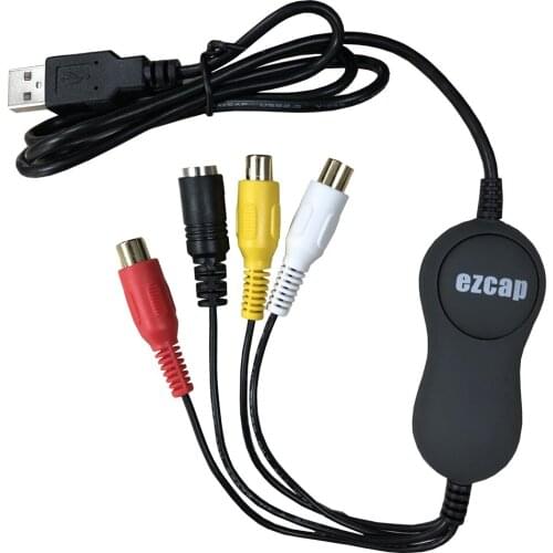 EzCAP159 USB2.0 Video Audio capture card, convert analog video audio to digital for windows & Mac OS 10.14 64bit or later