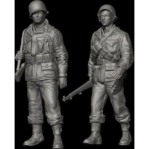Resin Figure 1/35 ancient crew include 2 stand Model Unassambled Unpainted Figure Building Kit
