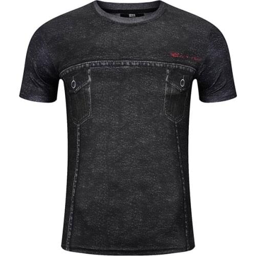 WBDDT 3D T-shirt Men Print Faux Real Graphic Tee Shirts Funny Suit Pullover Unisex Comfortable Homme Top Kids Costume Clothing