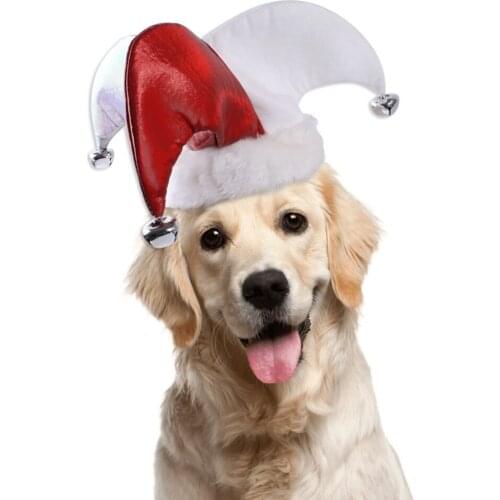 A Halloween Pet Clown Hat Cat Dog Fancy Party Dress Up Cute Puppy Kitty Head Decoration Costume Caps Cat Holiday Costume