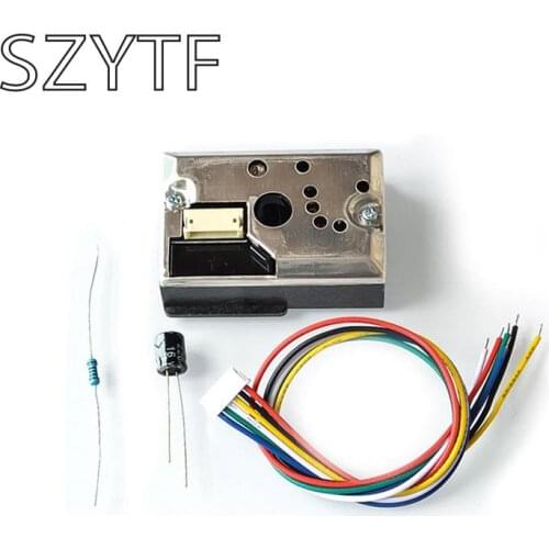 GP2Y1014AU0F Compact Optical Dust Sensor Compatible GP2Y1010AU0F GP2Y1010AUOF Smoke Particle Sensor With Cable