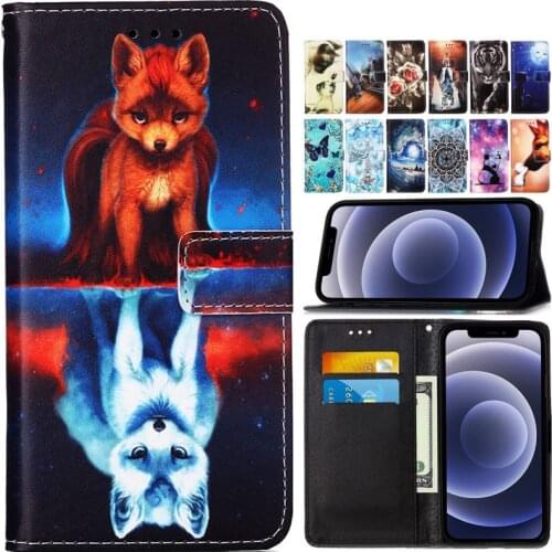 Poco X3 NFC Cute Cat Fox Boys Holster For Xiaomi 10 Lite 9T Pro Redmi 7A 8A 9A 9C K20 Note 7 8 9 Pro 8T 9S Man Lady Cover D03D