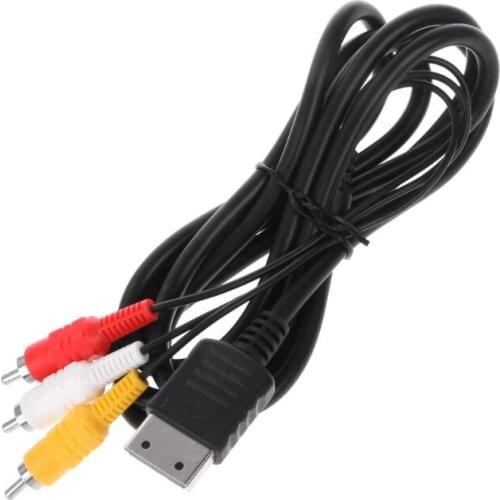 1.8M/6FT RCA Audio Video AV Stereo Composite Adapter Cable For Sega Dreamcast Drop Shipping Support
