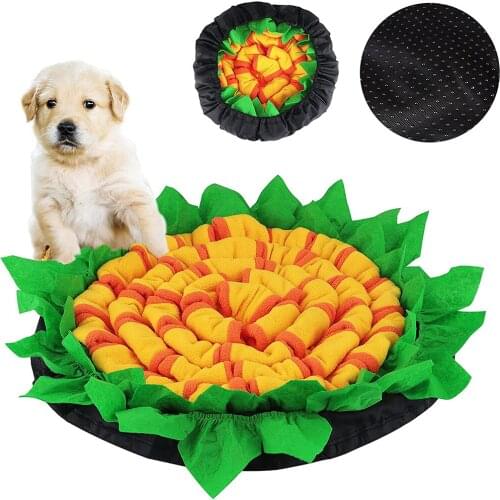 Foraging Mat for Dogs Durable Slow Feeding Puzzle Toys Interactive Sniffing Mat Anti-Slip Pet Feed Game for Encourages