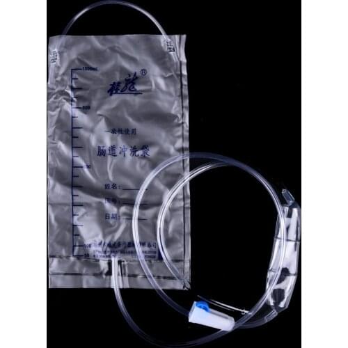 Medical Cleaner Washing Intestine Enema Bag Multifunction Flusher Constipation Anal Vagina Cleaner 1000ML