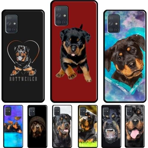Cute Rottweiler Dog For Samsung A12 A32 A42 A52 A72 A21S A20e A11 A31 A41 A51 A71 A10 A40 A50 A70 Phone Case