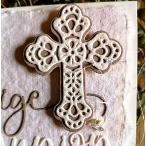 Mmao Crafts Metal Steel Cutting Dies New Cross decoration Stencil For DIY Scrapbooking Paper/photo Cards Embossing Dies