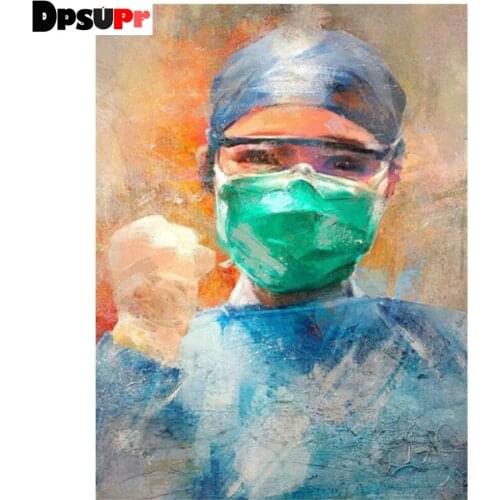 Dpsupr Full Square/Round Drill 5D DIY Diamond Painting "Angle Nurse" Diamond Embroidery Cross Stitch Decor FG03