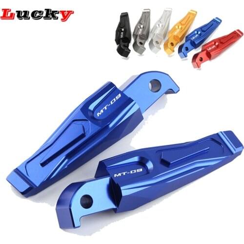 New For Yamaha MT-09 MT 09 MT09 TRACER FZ09 FZ-09 FJ09 Motorcycle Rear Passenger Footrests Foot pegs Foot Rests Pegs Rear Pedals