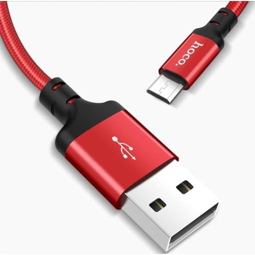 HOCO Original Micro USB Cable 2m 1m 5V2A Fast Charger USB Data Cable For Samsung Xiaomi for Huawei Mobile Phone Cables Android
