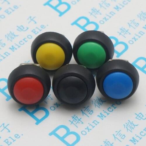 PBS - 33 b green 12 mm reset small car unlocked the horn switch button switch