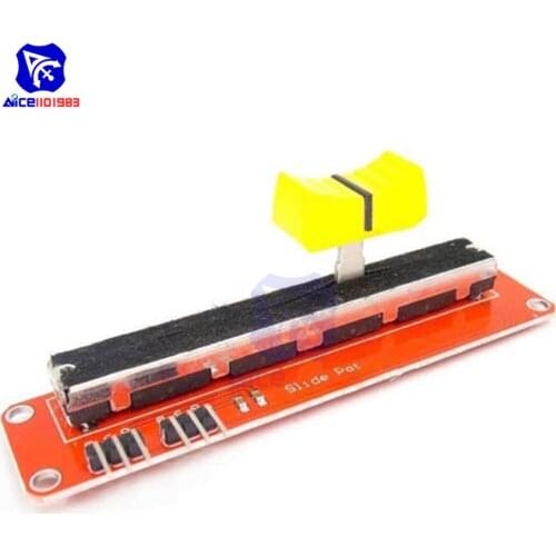 Slide Potentiometer 10K Ohm Linear Module Analog Sensor Dual Output for Arduino AVR Electronic Block Potentiometer Pot