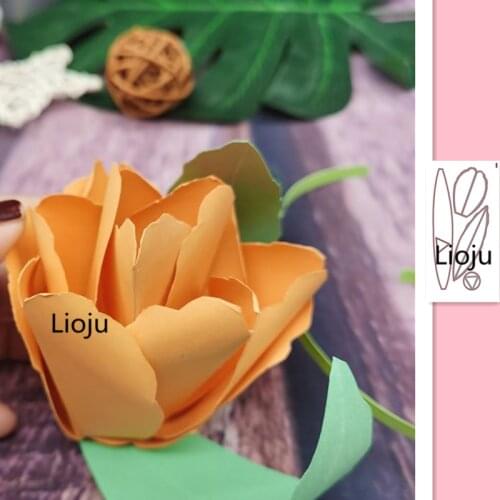 Tulip petals dies new 2020 cutting dies for DIY Scrapbooking Embossing Cards Tool Decorative Crafts Die Cuts