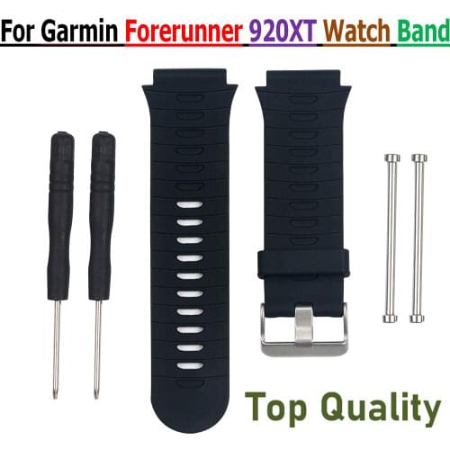 COMLYO Soft Silicone Wrist Watchband For Garmin Forerunner 920XT Strap Replacement Watch Band For garmin 920xt Watch With Tools