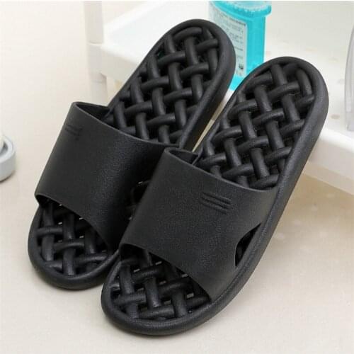 Mens Flip Flops Flat Slides Indoor Massage Slippers Man Home Non-slip Shoes Zapatos Hombre Women Couple Slipper