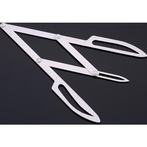 Biomaser Three-Point Position Eyebrow Ruler Makeup Shaping Measure Tools Eyebrow Stencils Beauty Balance Tattoo Stencil Template