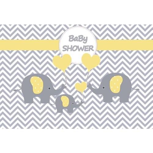 Baby shower photo backgrounds vinyl fotografia elephants family Backdrops photography for photo studio props photophone lv-1720