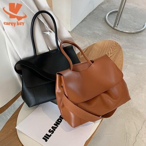 CAREY KEY Large Capacity PU Leather Handbag Bags For Women Shoulder Handbags Women Crossbody Purses