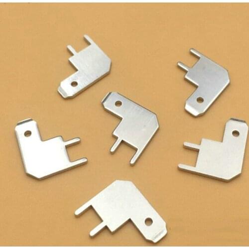 100pcs 4.8 circuit board insert PCB solder tab flag elbow insert free shippng