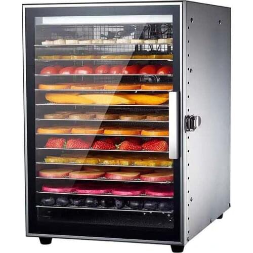 12-layer Food Dehydrator for Vegetable and Fruit Commercial Stainless Steel Fruit Dryer Vegetables Pet Snacks Dehydrator