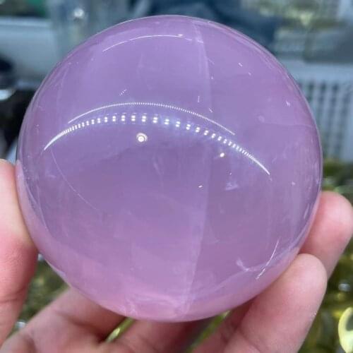 50-100mm Large Size!!!!! Natural Pink Rose Quartz Magic Crystal Healing Ball Sphere Decor